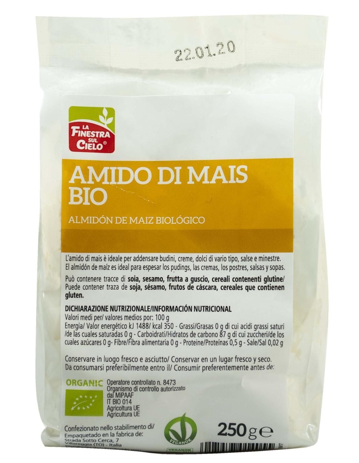 Amidon bio de porumb (produs vegan) 250g