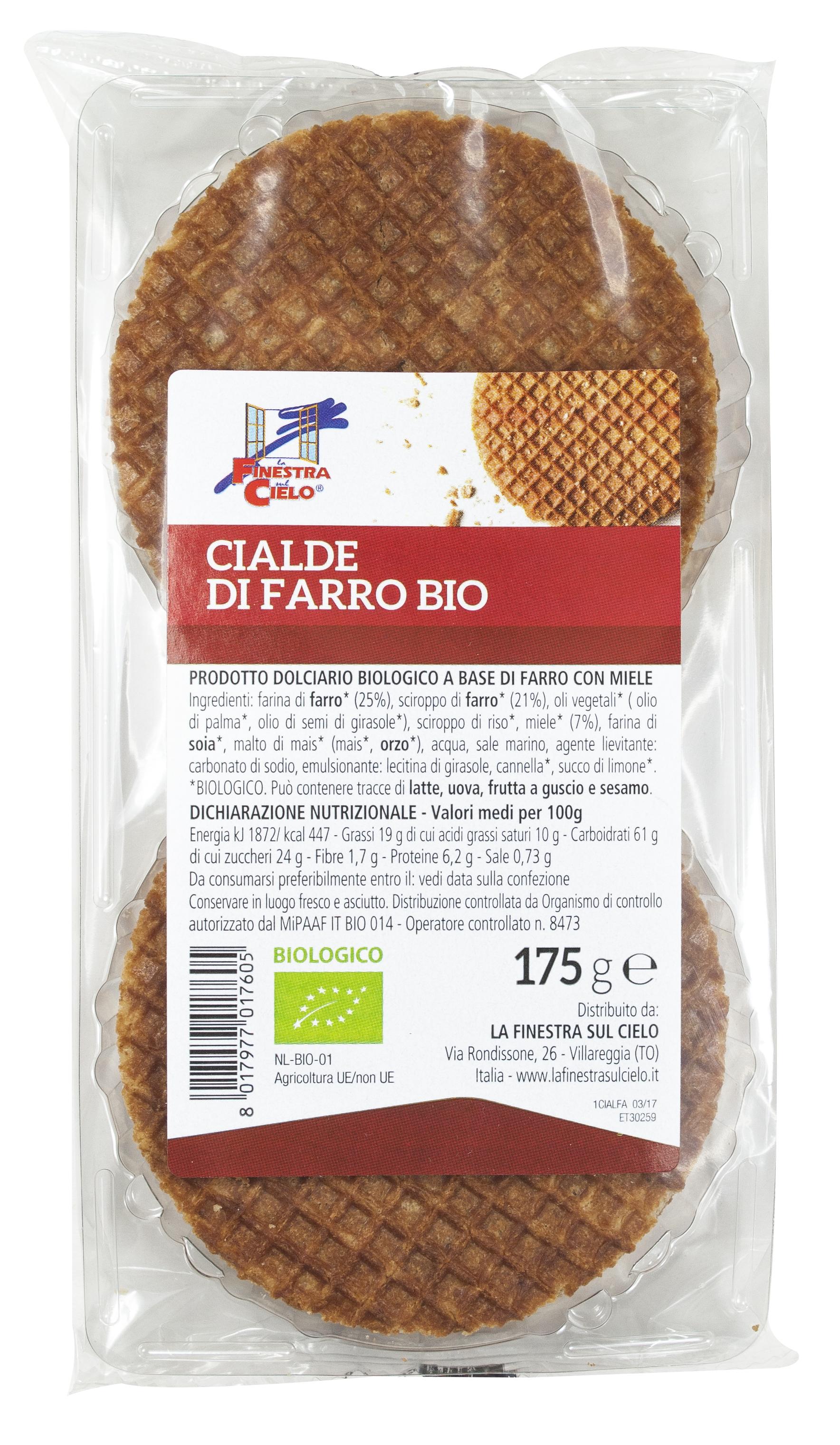 Gaufre (waffe) bio din spelta cu miere 175g