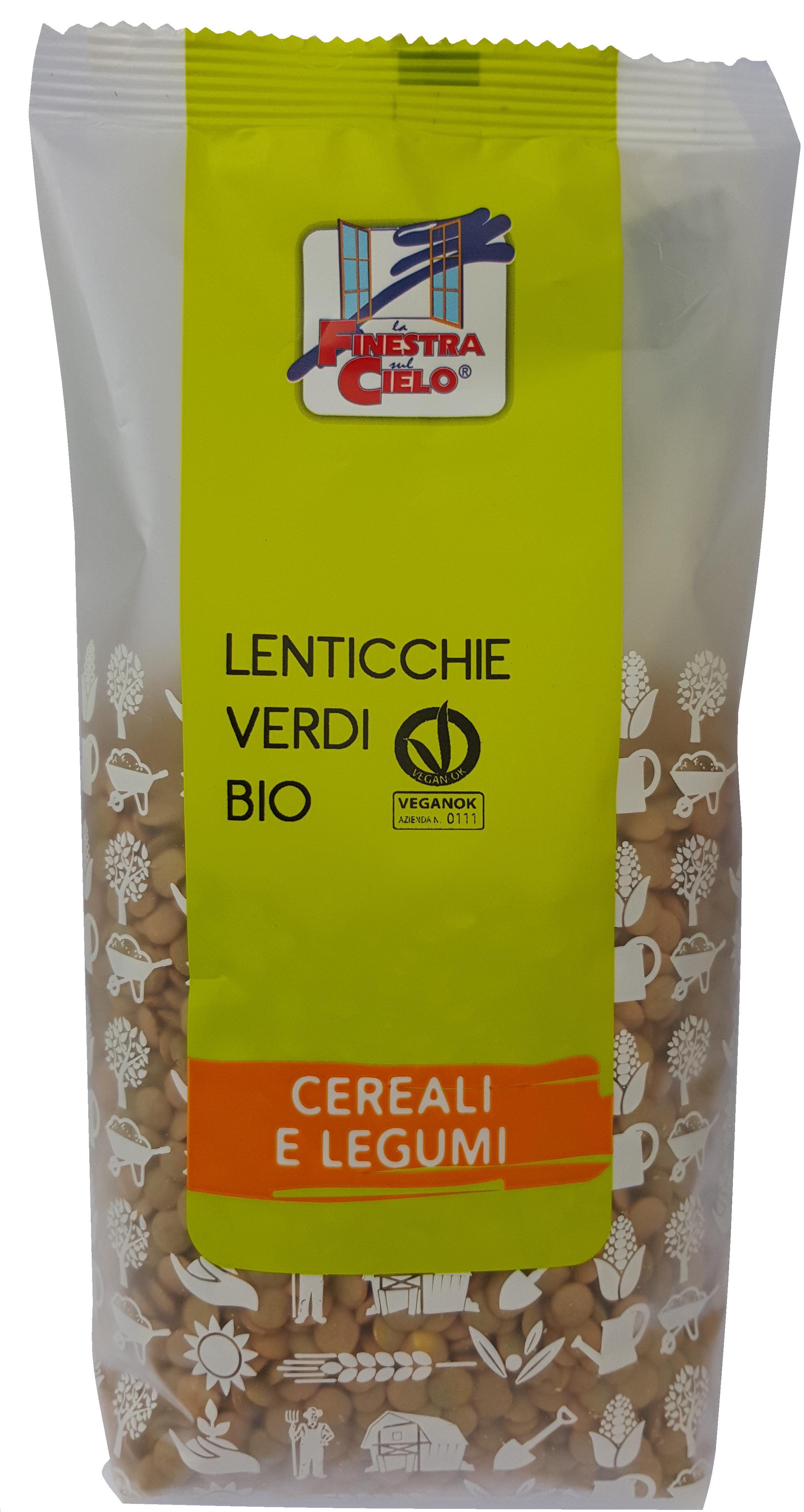 Linte verde bio 500g (produs vegan)