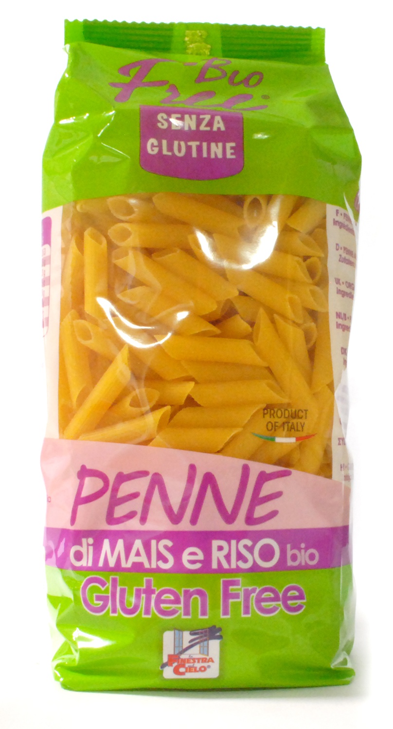 Paste bio Penne din porumb si orez 500g (fara gluten)