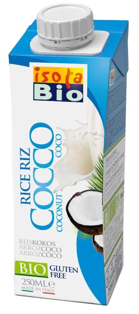 Bautura bio din orez si nuca de cocos Isola Bio 250ml ( fara gluten)