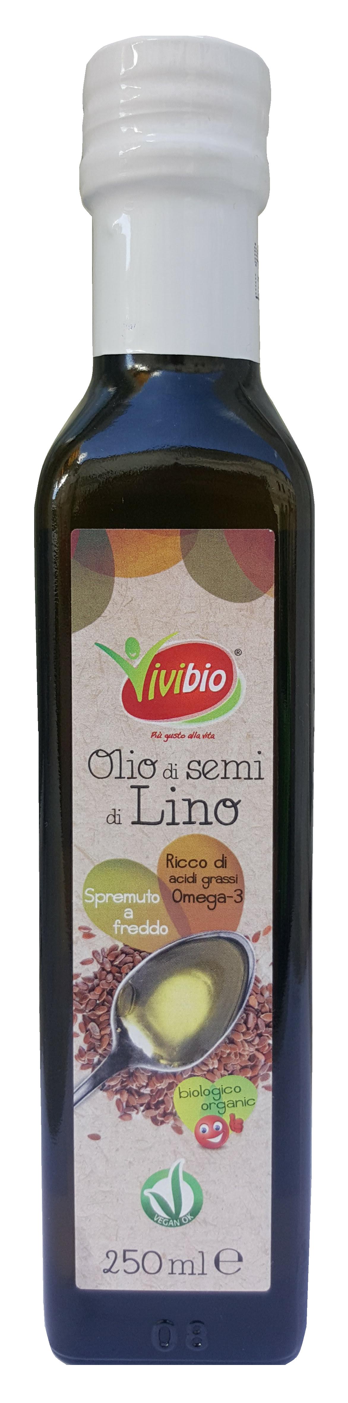 Ulei bio de in presat la rece Vivibio 250ml