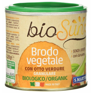 Amestec vegetal granular bio pentru supa fara gluten, fara drojdie 120g bioSUN