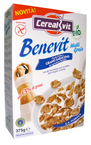 Cereale bio Benevit din hrisca si orez (fara gluten) 375g