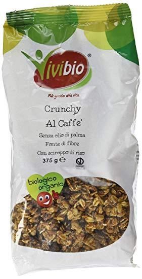 Musli crocant bio cu fulgi de ovaz si cafea 375g