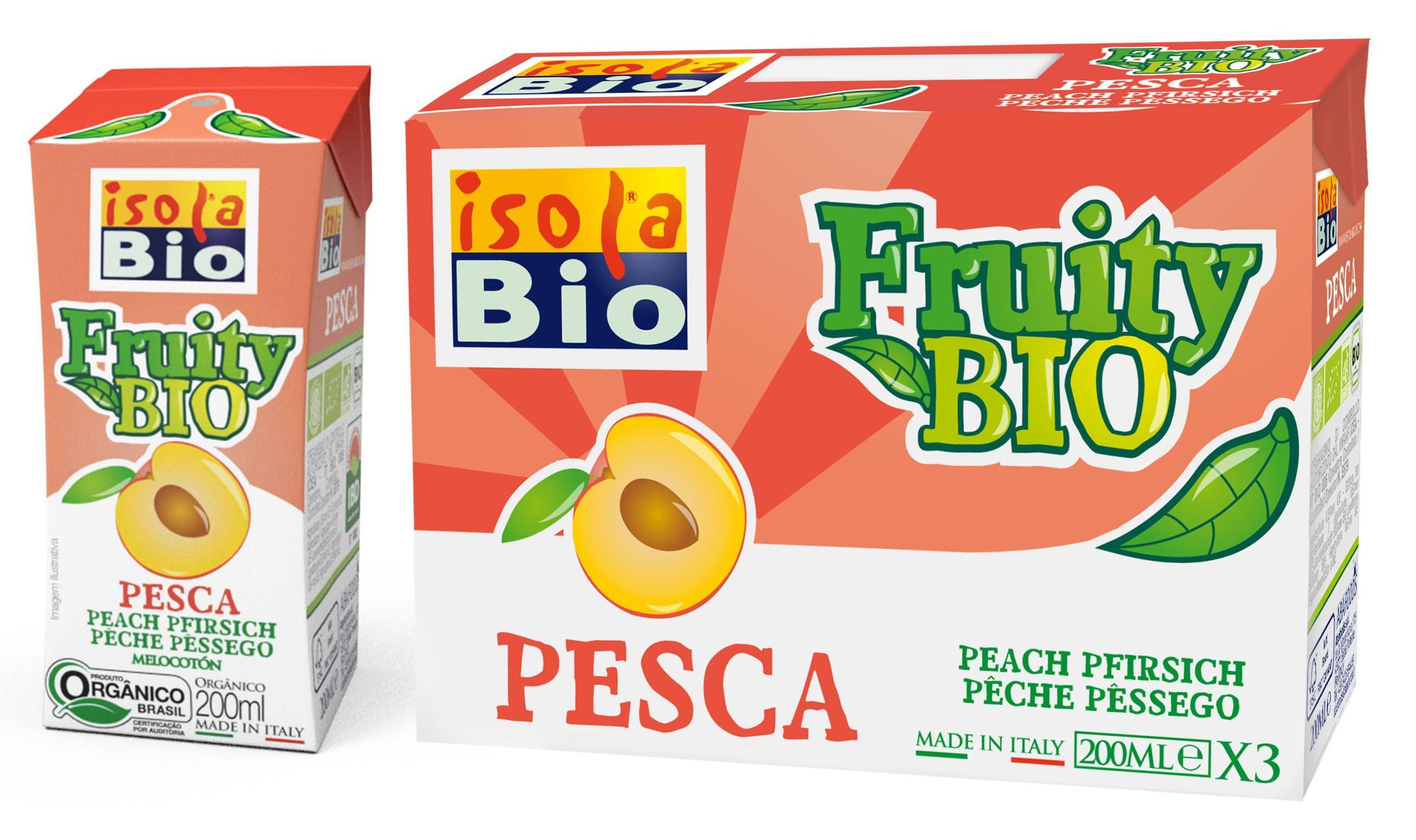 Nectar bio de piersici Fruity 3X200ml